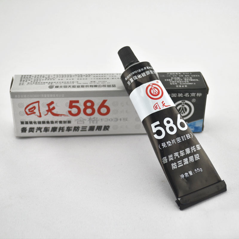 Bez zapachu 586 Czarny rtv uszczelniacz silikonowy / czarny silikonowy producent uszczelek